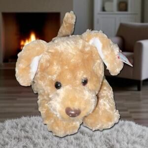 Gund Plush Dog Slippers Puppy Stuffed Animal Baby Shower Gift Nursery Decor 10"